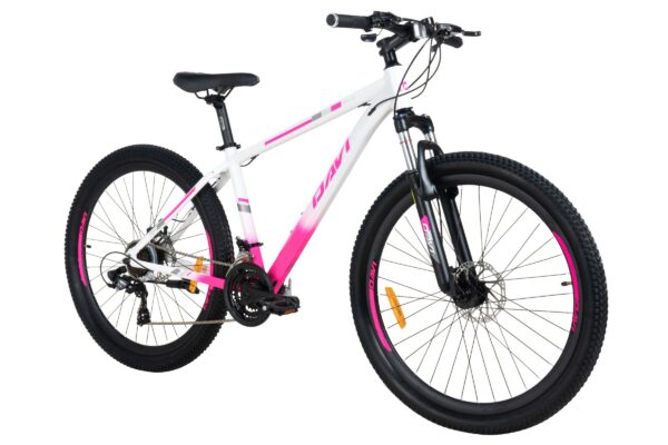 davi bella alumínium mtb kerékpár, 27,5", 160 185 cm, 21 sebesség,rózsaszín/fehér