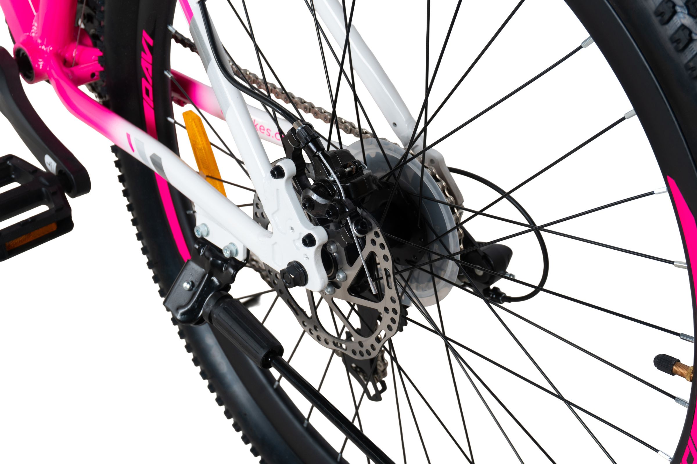 davi bella alumínium mtb kerékpár, 27,5", 160 185 cm, 21 sebesség,rózsaszín/fehér