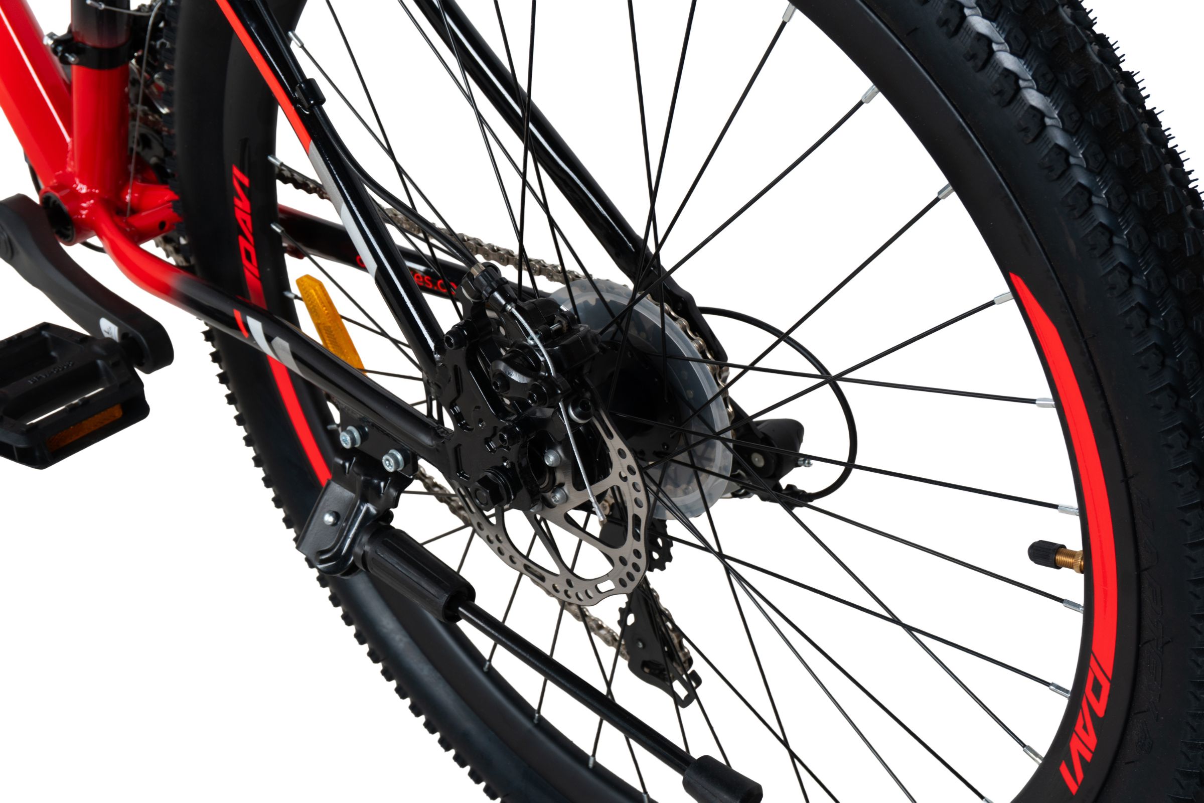 davi montaro alumínium mtb kerékpár, 27.5", 160 185 cm, 21 sebesség, piros/fekete (copy)