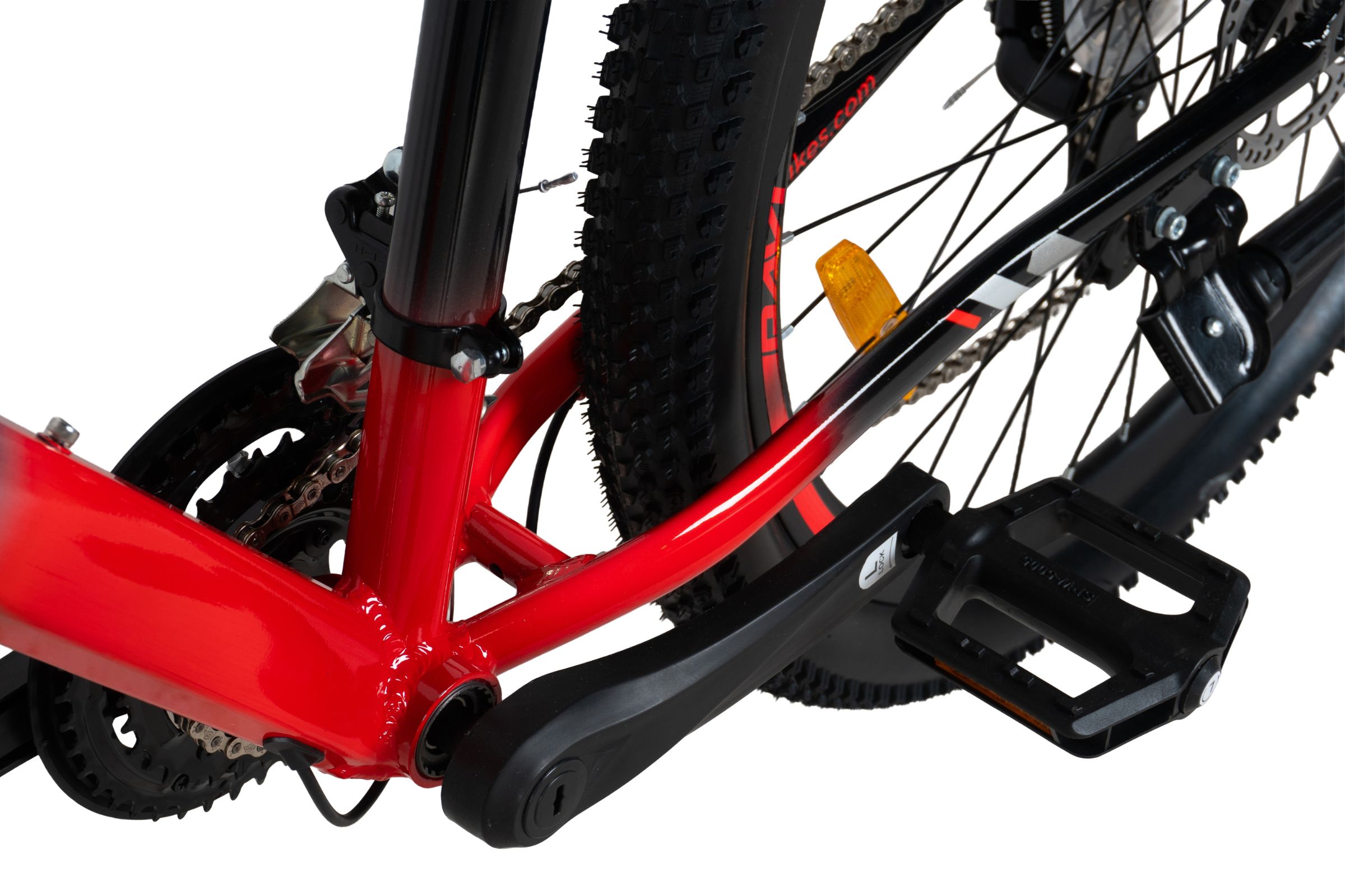 davi montaro alumínium mtb kerékpár, 27.5", 160 185 cm, 21 sebesség, piros/fekete (copy)