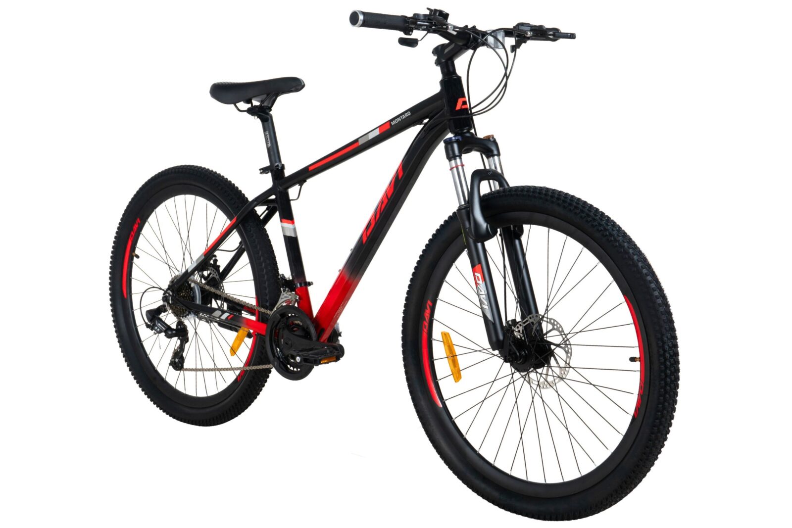 davi montaro alumínium mtb kerékpár, 27.5", 160 185 cm, 21 sebesség, piros/fekete (copy)
