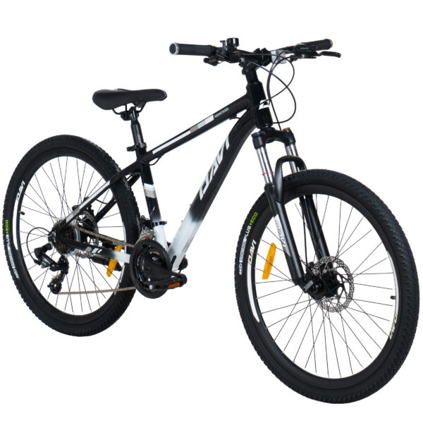 davi montaro alumínium mtb kerékpár, 26", 145 170 cm, 21 sebesség, fekete/fehér