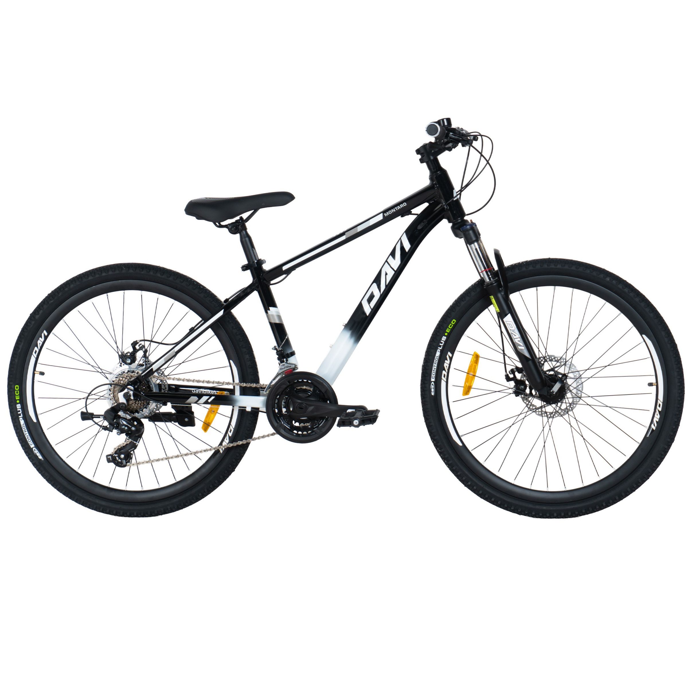 Davi Montaro Alumínium MTB kerékpár, 26", 145-170 cm, 21 sebesség, Fekete/Fehér