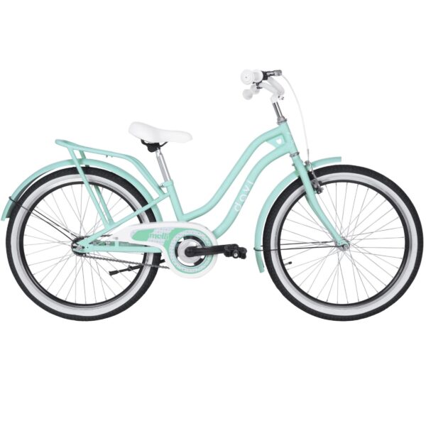 davi molli gyermek kerékpár 24", 130 165 cm, 1 sebesség, menta