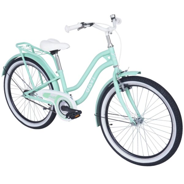 davi molli gyermek kerékpár 24", 130 165 cm, 1 sebesség, menta
