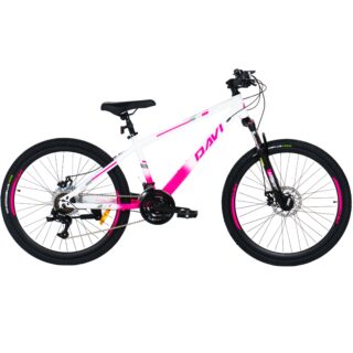 Davi Bonita MTB Gyermek kerékpár, 24, 130-160 cm, 21 sebesség, Rózsaszín