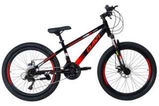 Davi Terrano MTB Gyermek kerékpár, 24, 130-160 cm, 21 sebesség, Piros/Fekete - Outlet