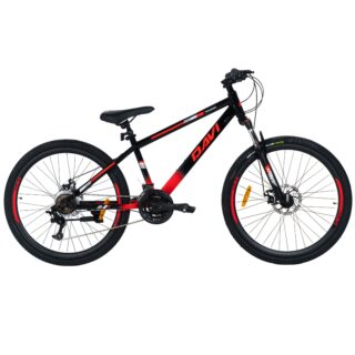 Davi Terrano MTB kerékpár 26", 145-170 cm, 21 sebesség, Piros/Fekete