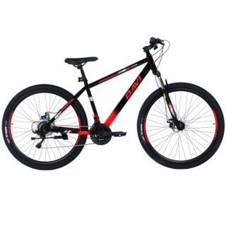 Davi Terrano MTB kerékpár 29", 170-195 cm, 21 sebesség, Fekete/Piros