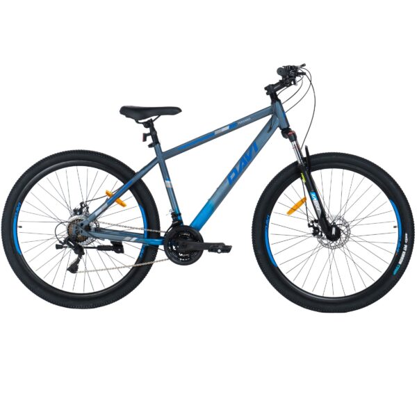 davi terrano mtb kerékpár, 29", 170 195 cm, 21 sebesség, szürke/kék