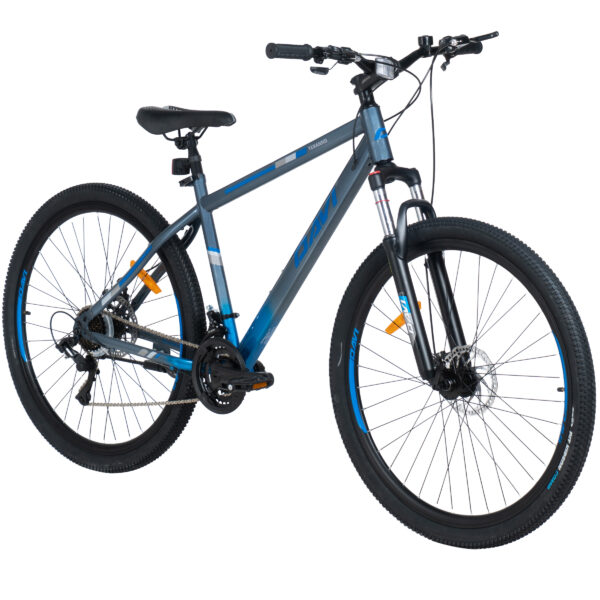 davi terrano mtb kerékpár, 29", 170 195 cm, 21 sebesség, szürke/kék