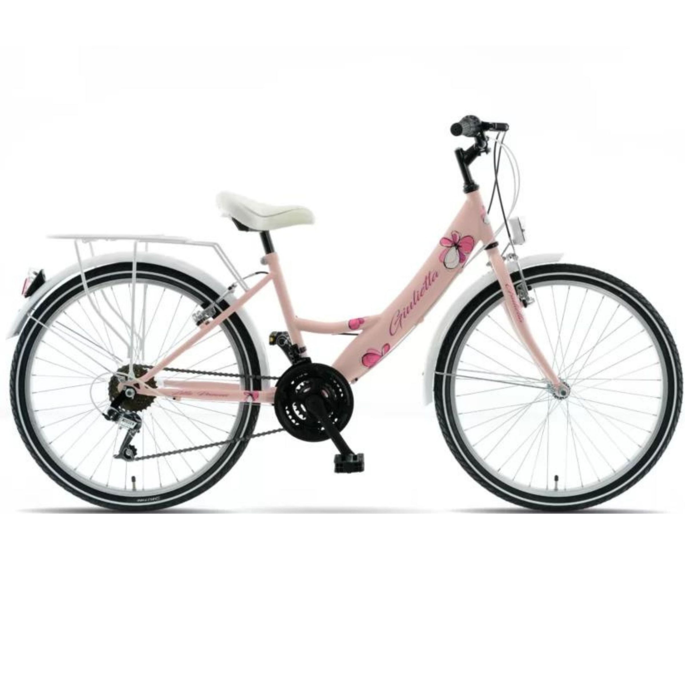 Kands Giulietta Gyerek kerékpár 24", 130-165 cm, 18 sebesség, Rózsaszín