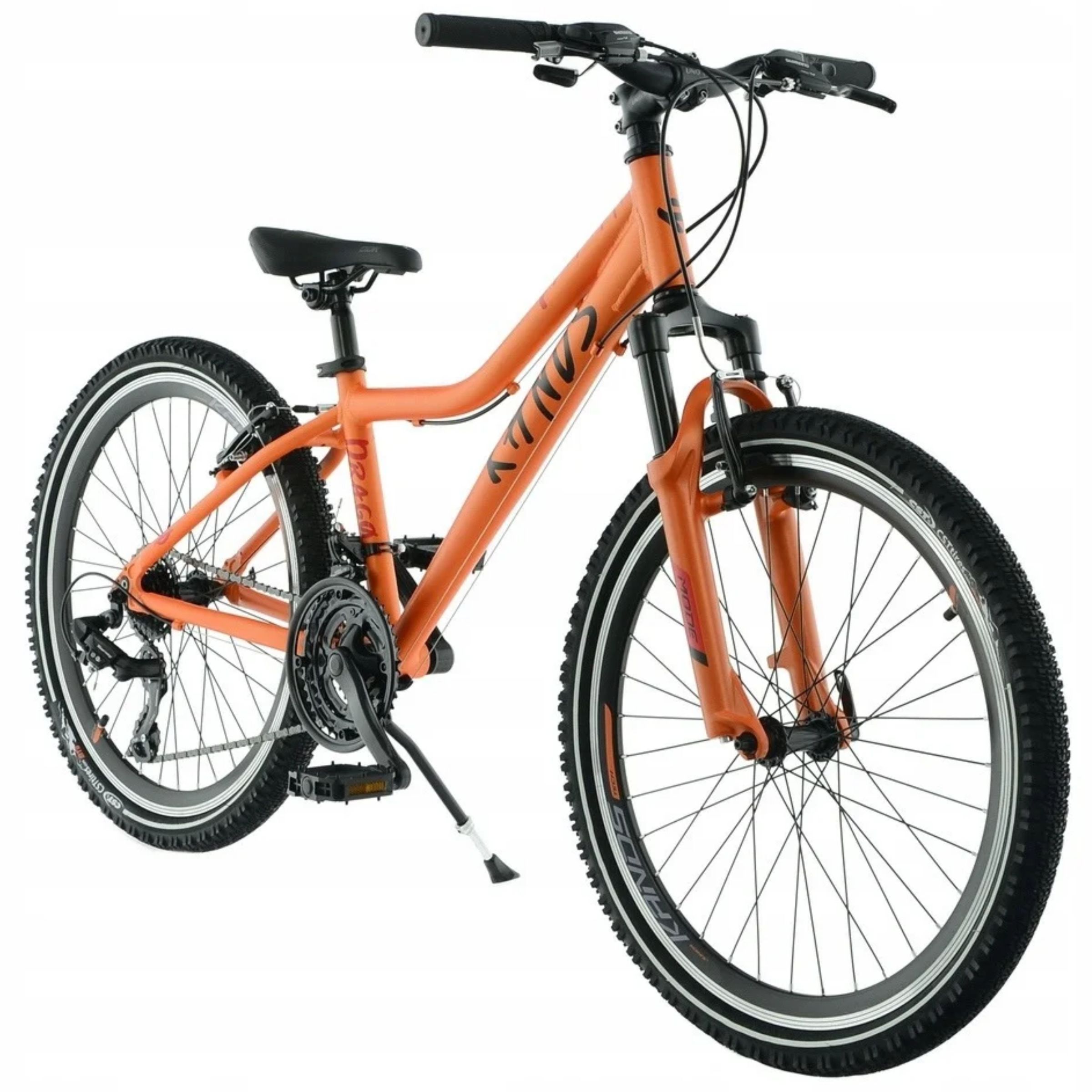 Kands Dragon kerékpár 24'', 130–165 cm, Narancs