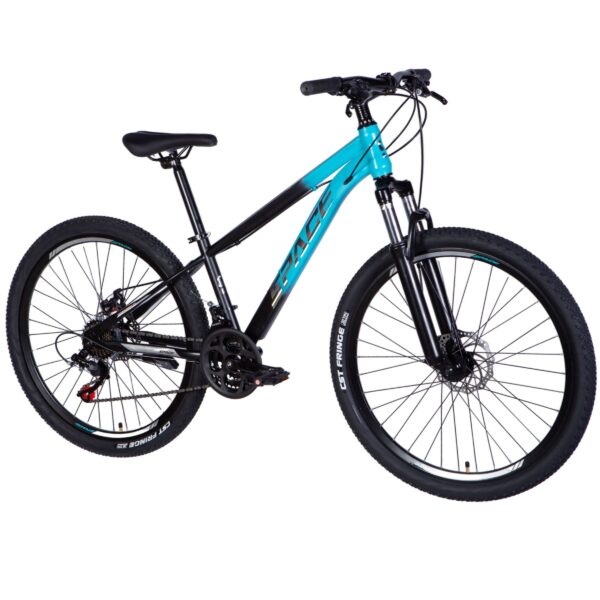 mars 26" mtb kerékpár, 145 170 cm, 21 sebesség, fekete/kék