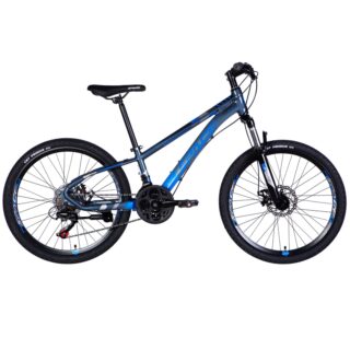Mercury MTB 26" Kerékpár Alumínium, 145-170 cm, 21 sebesség, Kék/Szürke
