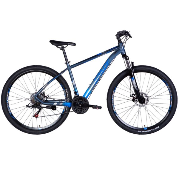 mercury mtb 29" kerékpár alumínium, 170 195 cm, 21 sebesség, kék