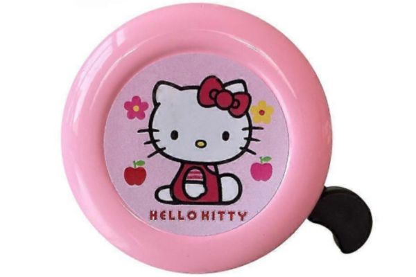 kerékpárcsengő hello kitty mintával