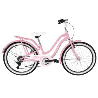 Davi Molli Gyermek kerékpár 24", 130-165 cm, 7 sebesség, Rózsaszín